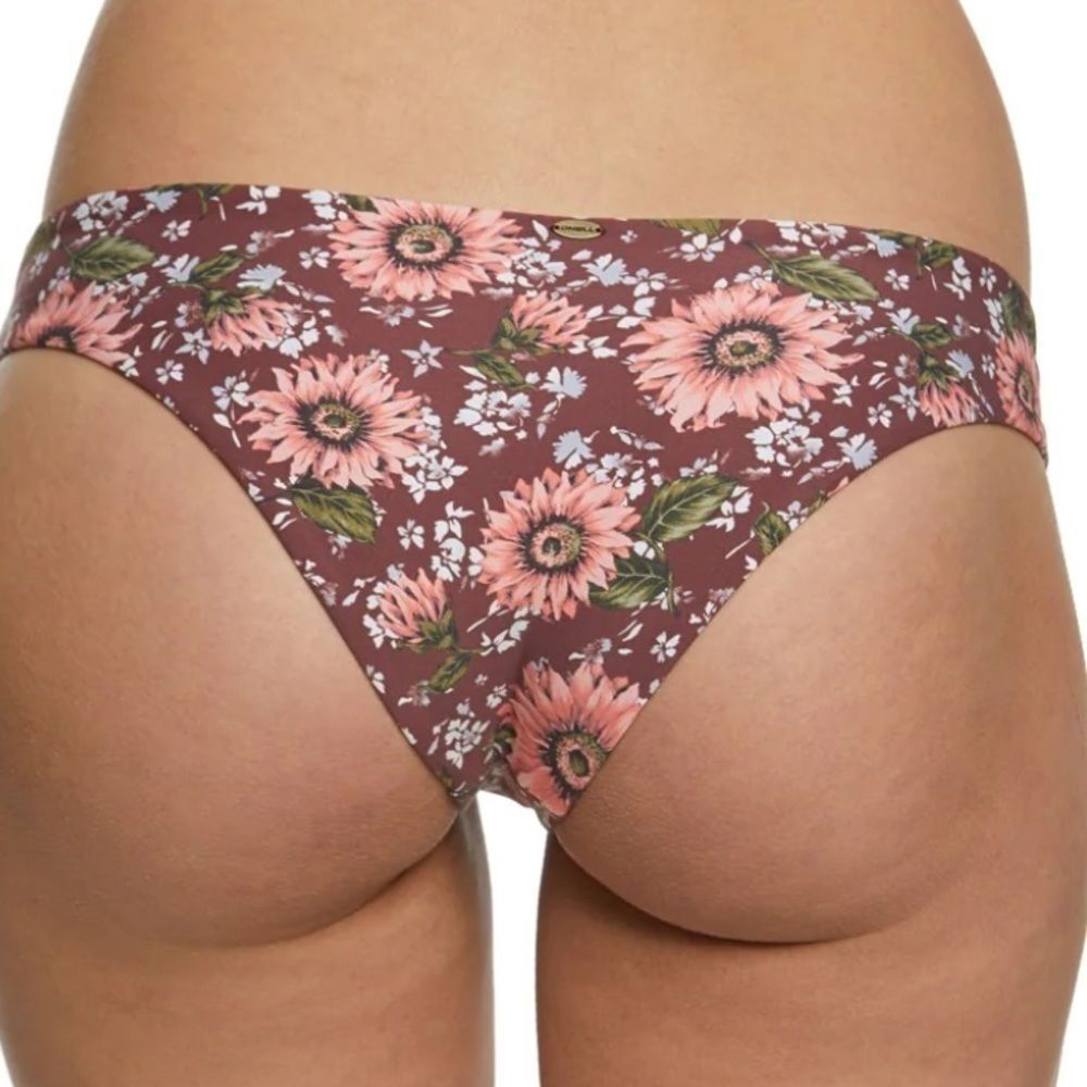 O’Neill Viera Lace Up Hipster NWT Bikini Bottom Floral Size XS